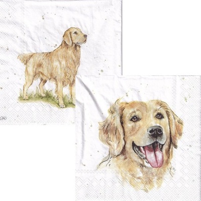 SERWETKA do decoupage 33x33cm - Farmfriends Dog pies 1szt