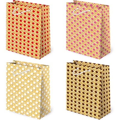 Torebka na prezent URODZINY RATAN a5 10 szt