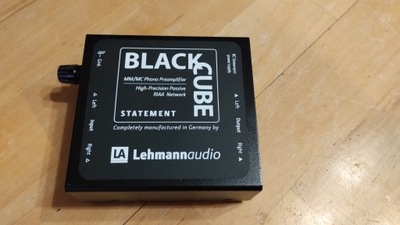 Lehmannaudio Black Cube Statement przedwzmacniacz gramofonowy MM MC phono