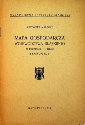 Mapa gospodarcza województwa śląskiego w