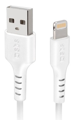 Kabel SBS USB 2.0 - Lightning 1m Biały