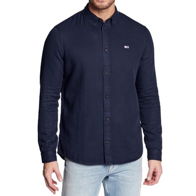 Koszula męska TOMMY HILFIGER TJM SLIM POPLIN SHIRT NAVY