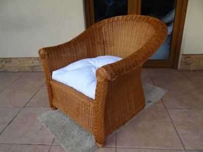 Fotel rattanowy-tron/uszak/ rattan/ratan/