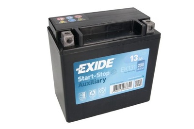 13AH 200A L+ EK131 АККУМУЛЯТОР EXIDE ДОПОЛНИТЕЛЬНЫЙ