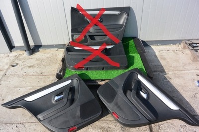 Обшивки обшивка обивка дверь задняя vw passat cc kpl фото №1