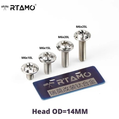 Titanium Screws Disc Brake Rotor M6X10/15/20/ 