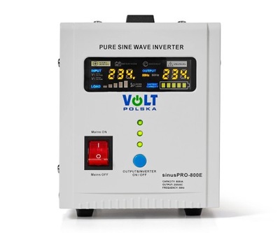 VOLT Polska UPS 800VA 500W Tower AVR SinusPRO 800E