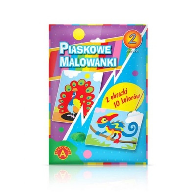 PIASKOWE MALOWANKI - Kameleon i paw