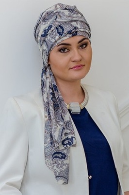 CHUSTA BASIA SZYFON Turbany LIDIA 1/56