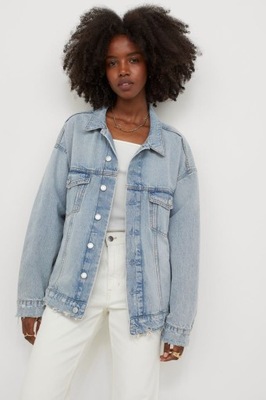 H&M KURTKA DŻINSOWA JEANS OVERSIZE XS NOWOŚĆ