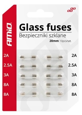 SAUGIKLIS STIKLINIS 20 MM KOMPLEKTAS 10 VIENETŲ 