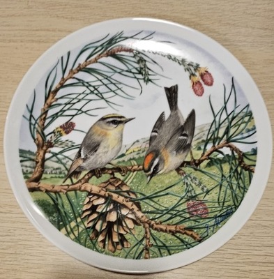 GOEBEL Talerz porcelanowy seria ptaki ptak