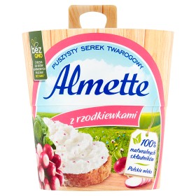 Almette Puszysty serek twarogowy z rzodkiewkami 150 g