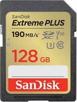 Karta pamięci SanDisk Extreme Plus 128GB 190/90