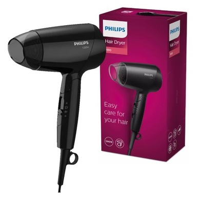 MAŁA SKŁADANA SUSZARKA DO WŁOSÓW PHILIPS EssentialCare BHC010/10 1200W