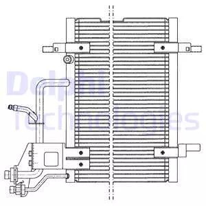 TSP0225011 РАДИАТОР KLIM.AUDI A4 1.8 94-