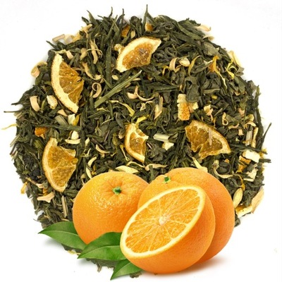 Herbata Zielona Słodka Pomarańcza 100g