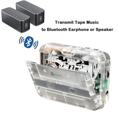 Odtwarzacz kasetowy Bluetooth przenośny samodzielny odtwarzacz kaset~3494