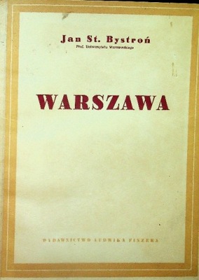 Jan St. Bystroń - Warszawa 1949 r.