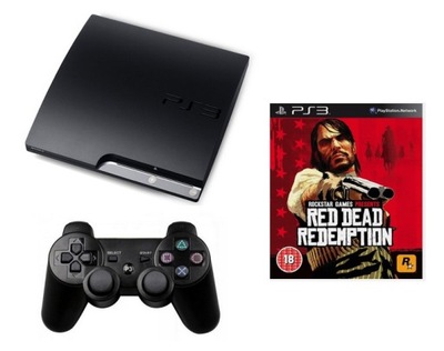 Konsola Sony Playstation 3 Slim PS3 160 GB Red Dead Redemption