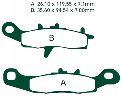 TRINKELĖS STABDŽIŲ SUZUKI RM85 KAWASAKI KX 80 85 100 