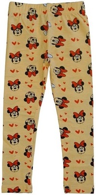 LEGGINSY DZIECIĘCE MYSZKA MINNIE (Rozmiar: 98/104)