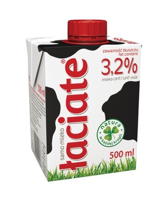 Mleko Łaciate 3,2% 0,5 L. UHT