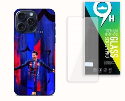 ETUI CASE DO APPLE IPHONE 12 PRO MAX + SZKŁO HARTOWANE- LEWANDOWSKI BARCA