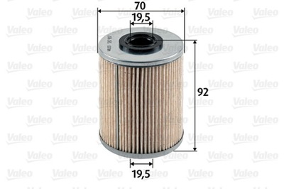 VALEO 587907 ФИЛЬТР ТОПЛИВА