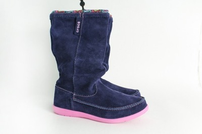 BUTY CROCS ADELA SUEDE BOOT r.37 WINTER PUFF