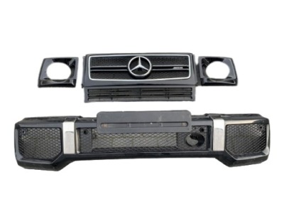 Бампер рамка лампы решётка радиатора g klasa 463 w463 63 amg фото №1