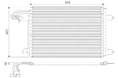 VALEO КОНДЕНСАТОР КОНДИЦИОНЕРА AUDI A3 TT SEAT ALTEA ALTEA XL LEON фото