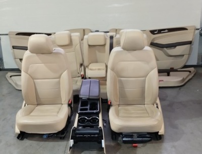 Сидіння заднє сидіння обшивки 7 осіб mercedes gl gls w166 x166 eu комплект фото №1