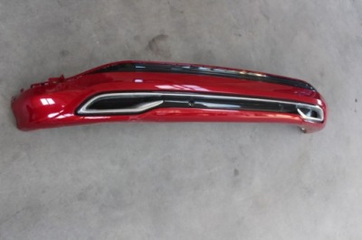 Накладка бампера диффузор ford puma mk2 vignale цвет fantastic red фото №1