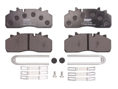 C3A3C3 SBP KLOCEK ТОРМОЗНОЙ КОМПЛЕКТ. ЗАД WABCO PAN 19-1 ПОДХОДИТ DO: DAF CF, LF,