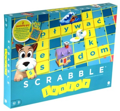 Gra Planszowa Mattel Scrabble Junior Folia DWO