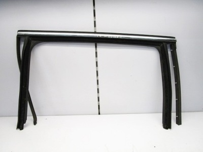 Passat b6 3c рамка двері прокладка скло задня ліва хром kombi 5d фото №1