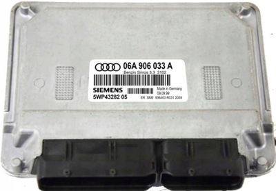 ECU AUDI A3 1.6 06A906033A 5WP43282 05 IMMO OFF