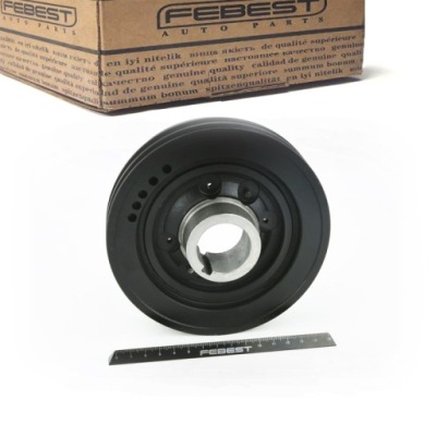 Шкив коленчатого вала korb mitsubishi pajero 2 2.8 td фото №1