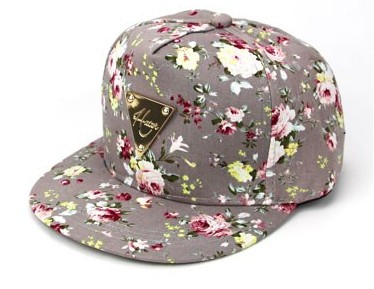 Hater Uniwersalna czapka z daszkiem kwiatowy wzór