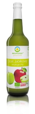 Polski OCET JABŁKOWY 700ml Niefiltrowany Ekologicz