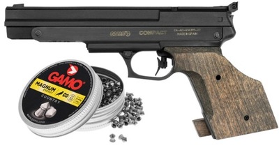 Wiatrówka Pistolet Gamo Compact 4,5mm ZESTAW ŚRUT