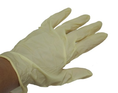 Rękawice rękawiczki lateksowe latex duże XL 10 szt