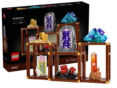 LEGO IDEAS 21362 KOLEKCJA MINERAŁÓW zestaw klocków kolekcjonerski +18 lat