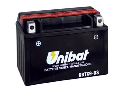 BATERÍA UNIBAT CBTX9-BS L+ 8AH 12V SUZUKI GSX  