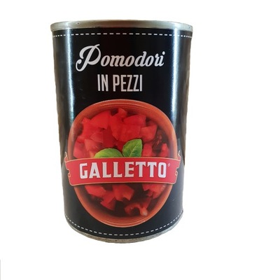 Oryginalne Włoskie Pomidory Krojone bez Skórki