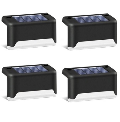 4x Lampa SOLARNA Ogrodowa LED na Schody Taras