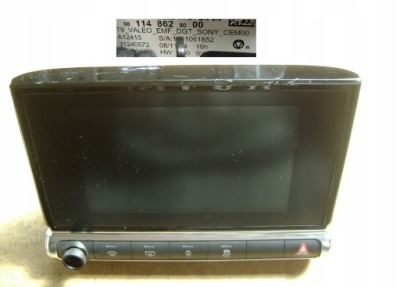 Дисплей экран navi citroen c4 cactus фото №1