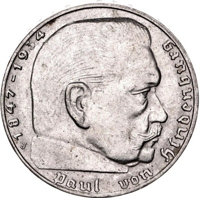 2 Reichsmark 1939 J