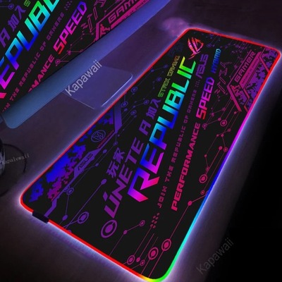Podkładka pod mysz Podświetlana RGB świetlana LED ASUS Laptop Gamer maty do